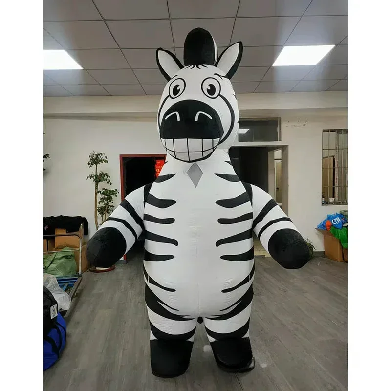 Event & Party Supply - Disfraz de Mascota de Cebra Inflable,