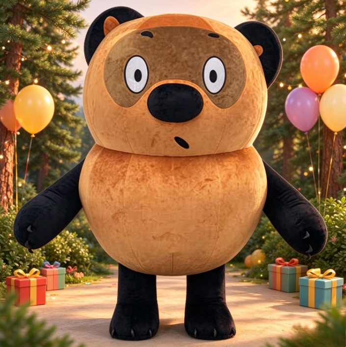 Event & Party Supply - Disfraz de Mascota Inflable de Oso