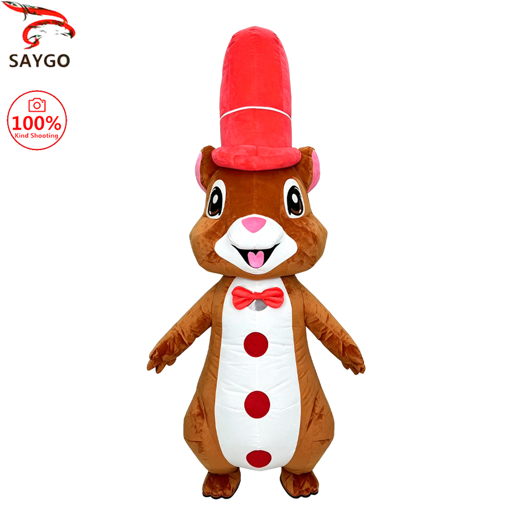 Event & Party Supply - Disfraz Inflable de Ardilla con Gorro