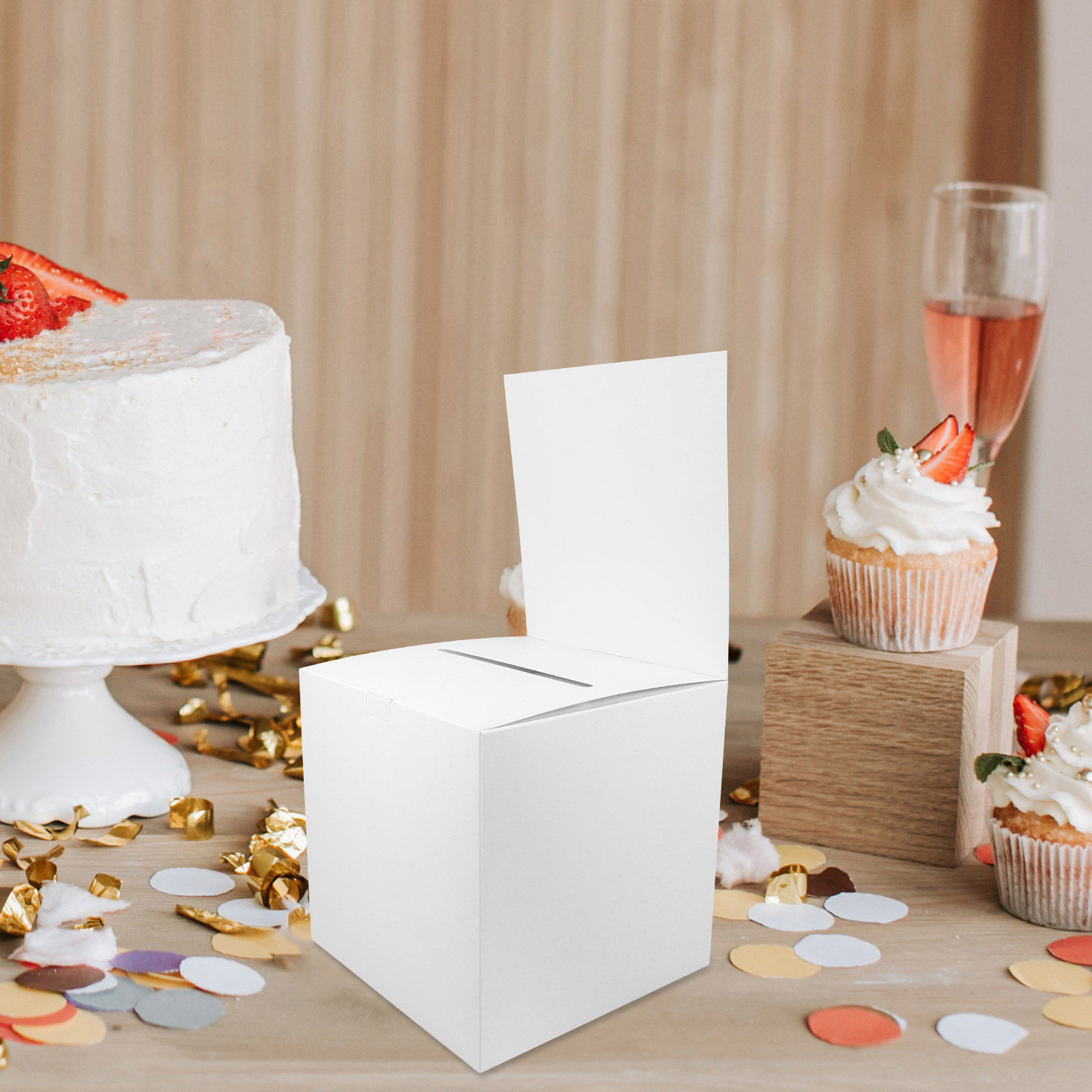 Event Party Box - Caja de lotería de papel para