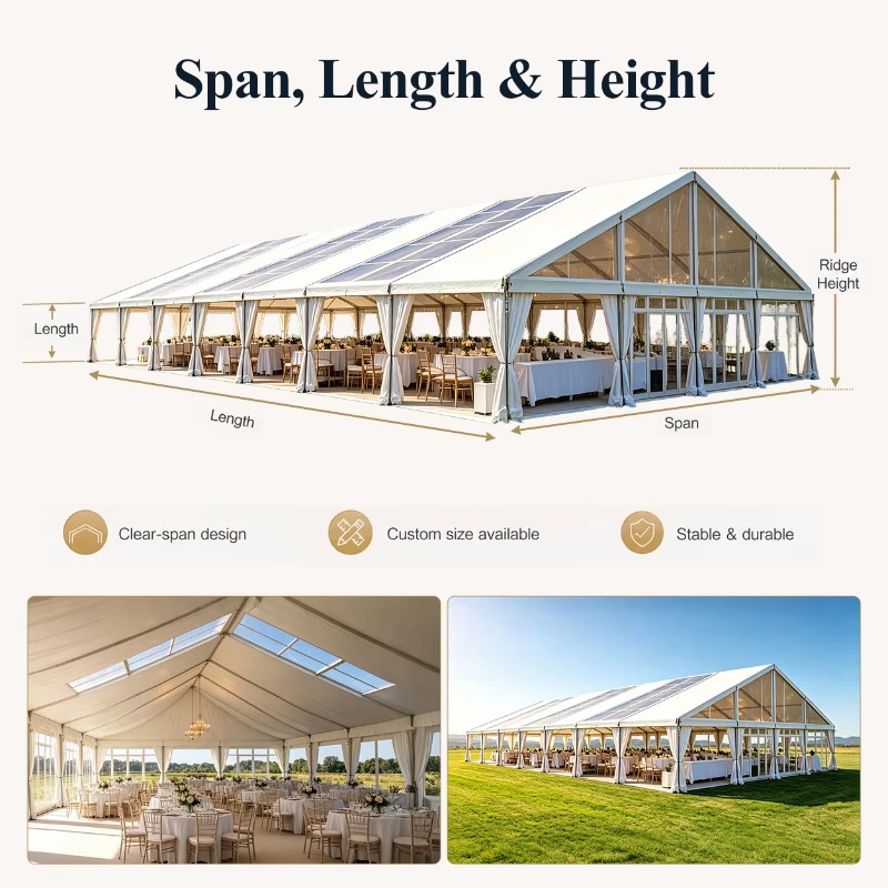 Carpa de Aluminio Personalizab - Event & Party Supply reseña y precio