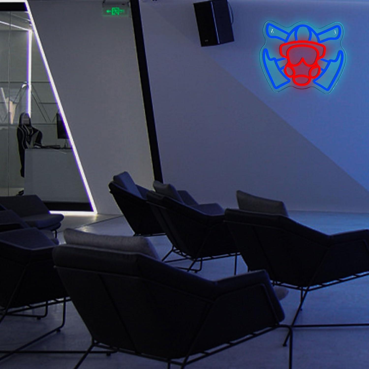 Letrero de neón con máscara de - Neon Sign Party reseña y precio