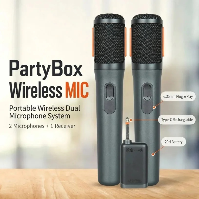 Micrófono Inalámbrico Dual de  - Event & Party Supply reseña y precio