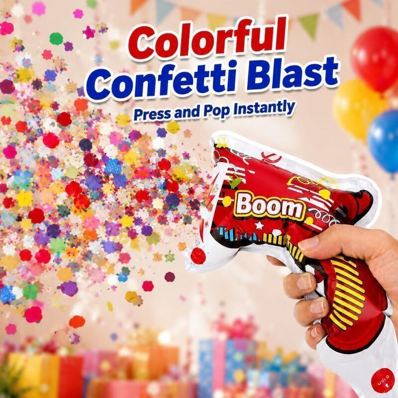 Paquete de 10 Pistolas de Conf - Confetti Cannon Tube reseña y precio
