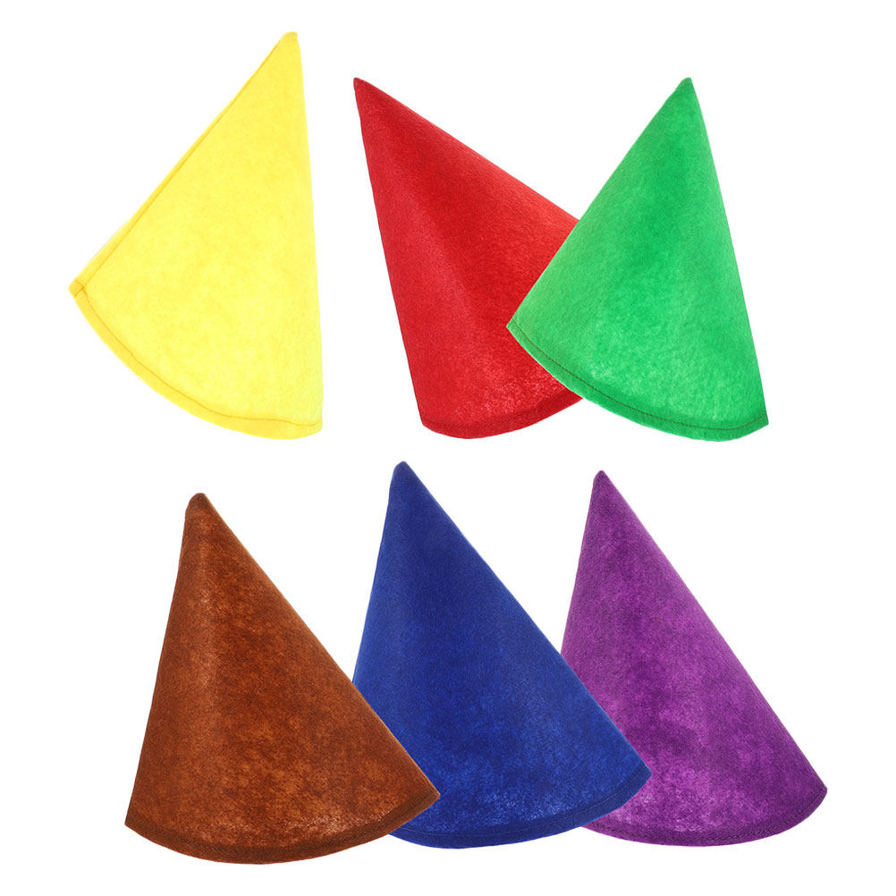 6 sombreros de fieltro con for - Party Hat Cone reseña y precio
