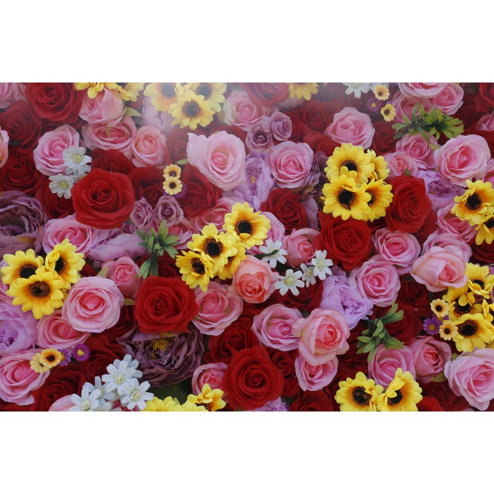 Panel de Pared de Flores Rojas - Flower Wall Panel reseña y precio