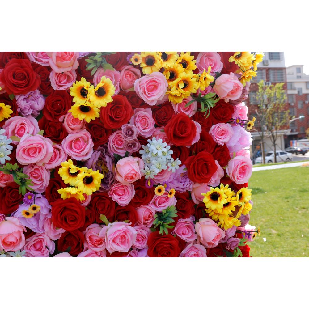 Panel de Pared de Flores Rojas - Flower Wall Panel reseña y precio