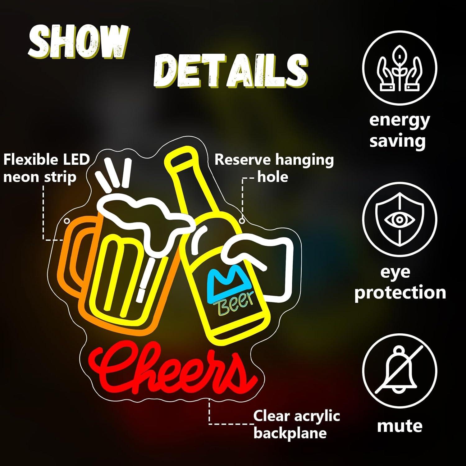 Letrero de neón con motivos de - Neon Sign Party reseña y precio