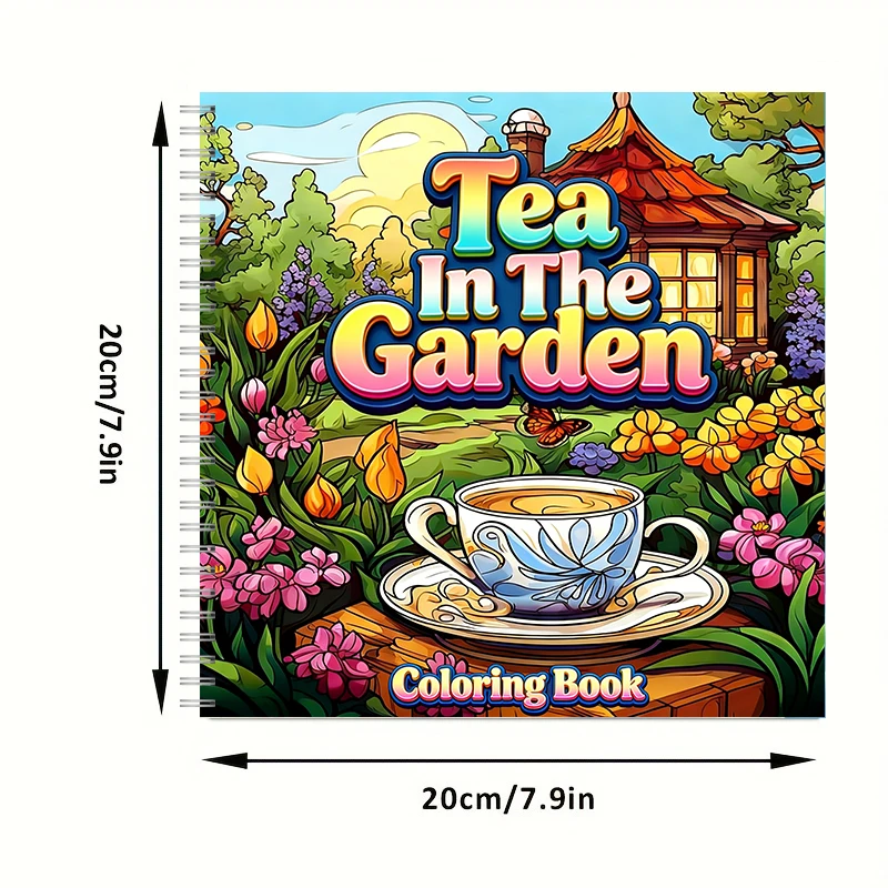 Libro para colorear Tea In The - Supply Event reseña y precio